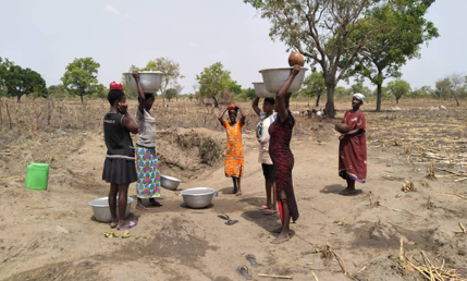 Community getting water