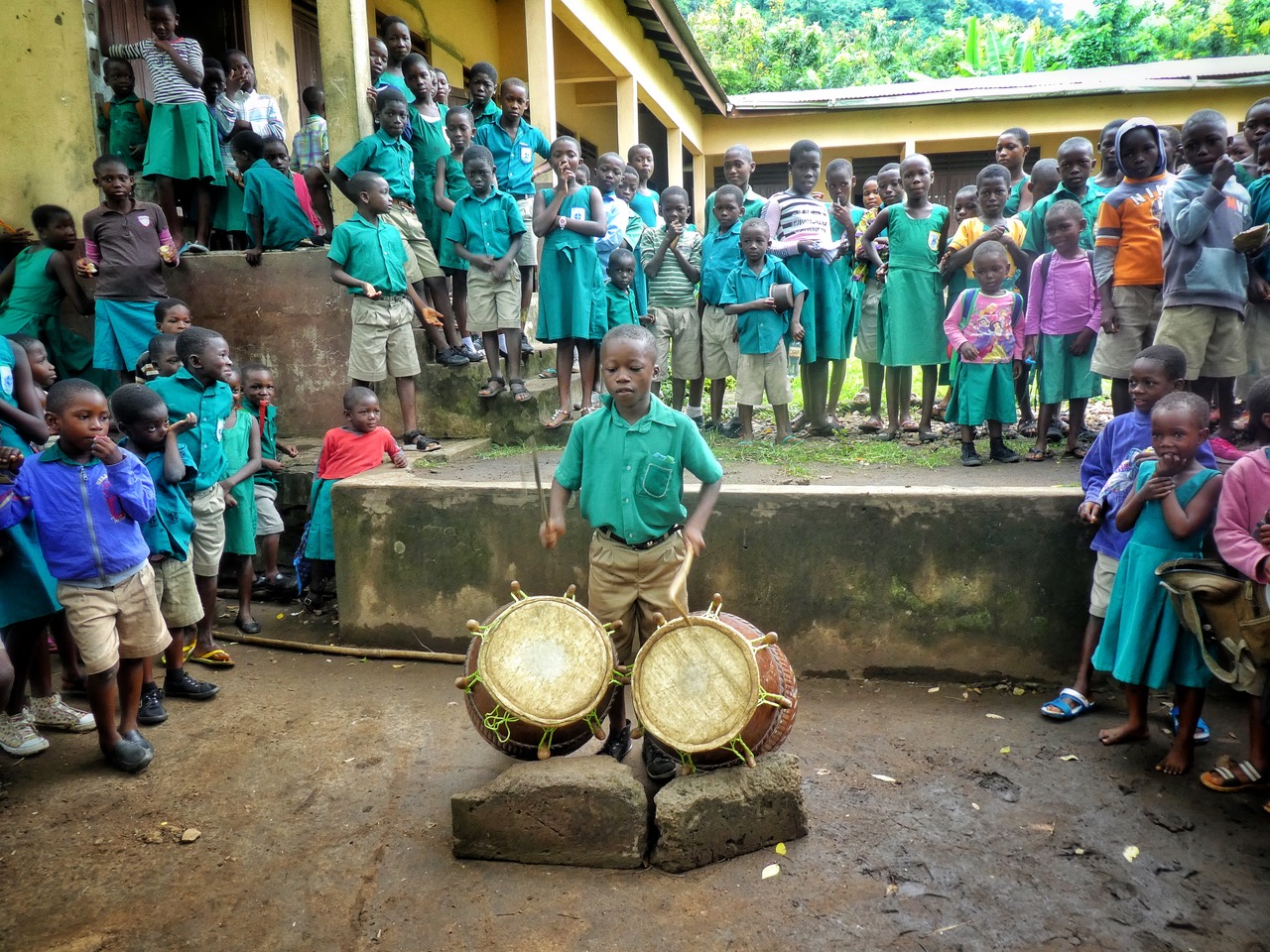 School children